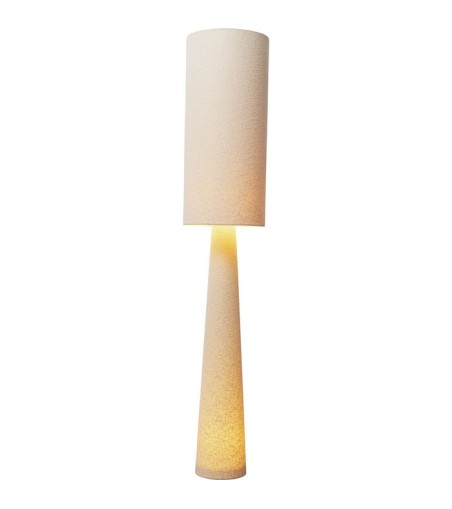 KARE lampa podłogowa MARLEEN BOUCLE 190   cm beżowa
