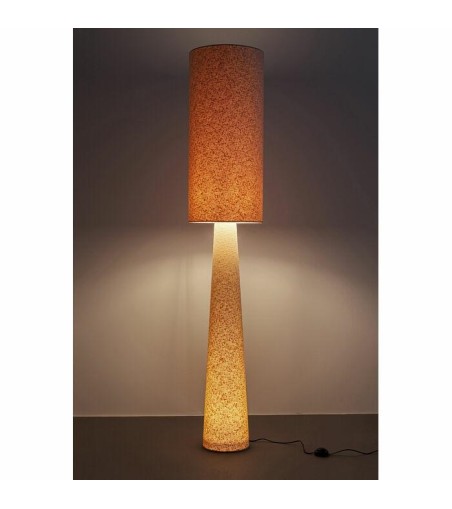 KARE lampa podłogowa MARLEEN BOUCLE 190   cm beżowa