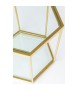KARE stolik COMB GOLD 55 złoty