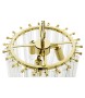 MOOSEE lampa wisząca MURANO L złota