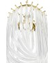 MOOSEE lampa wisząca MURANO L złota