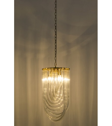 MOOSEE lampa wisząca MURANO L złota