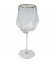 KARE komplet 4 kieliszków do wina         DIAMOND RIM 525 ml