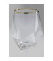 KARE komplet 4 kieliszków do wina         DIAMOND RIM 525 ml
