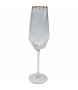 KARE komplet 4 kieliszków do szampana     DIAMOND RIM 360 ml