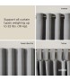 UMBRA karnisz LOOP 1 107 - 305 cm nikiel
