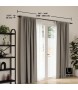 UMBRA karnisz TWILIGHT DOUBLE 168 - 365   cm czarny mat