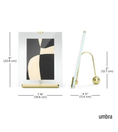 UMBRA ramka na zdjęcia FLUTE 5x7 złota