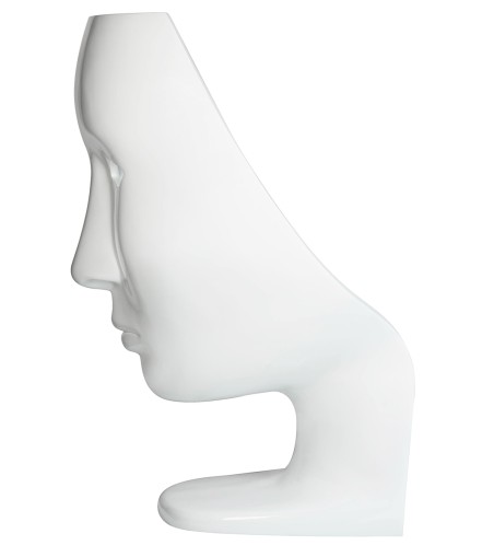 Fotel NEMO FACE CHAIR biały - włókno szklane