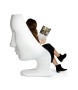 Fotel NEMO FACE CHAIR biały - włókno szklane