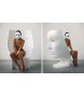 Fotel NEMO FACE CHAIR biały - włókno szklane