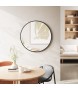 UMBRA lustro wiszące HUB 94 cm czarne