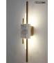 MOOSEE lampa ścienna EVANS biała / złota