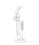 KARE lampa stołowa RABBIT 68 cm biała  / róźowa