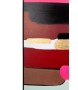 KARE obraz ABSTRACT SHAPES PINK  73x143 cm