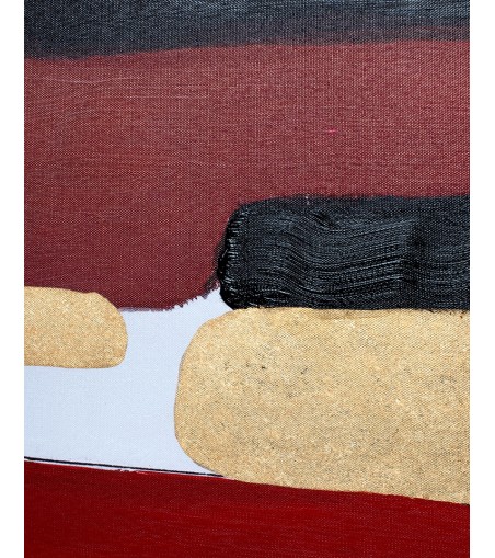 KARE obraz ABSTRACT SHAPES PINK  73x143 cm