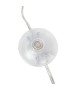 MOOSEE lampa podłogowa TIFFANY 175        beżowa mosiądz / naturalne pióra