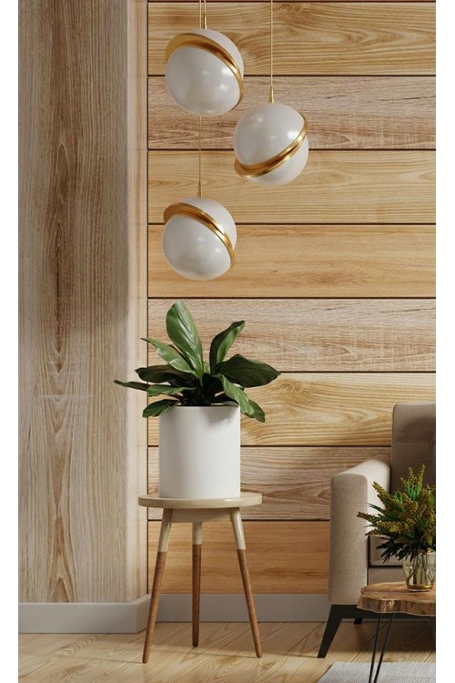 MOOSEE lampa wisząca GLOBE 20 złota