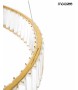 MOOSEE lampa wisząca WAVE 80 złota
