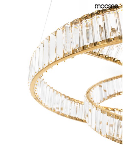 MOOSEE lampa wisząca WAVE 80 złota