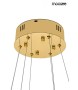 MOOSEE lampa wisząca WAVE 80 złota