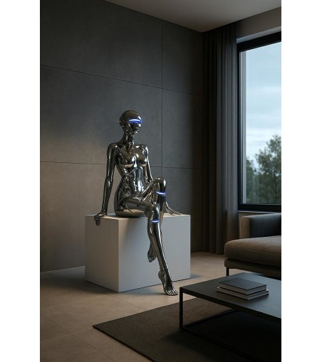 MOOSEE lampa podłogowa / rzeźba CYBER     WOMAN