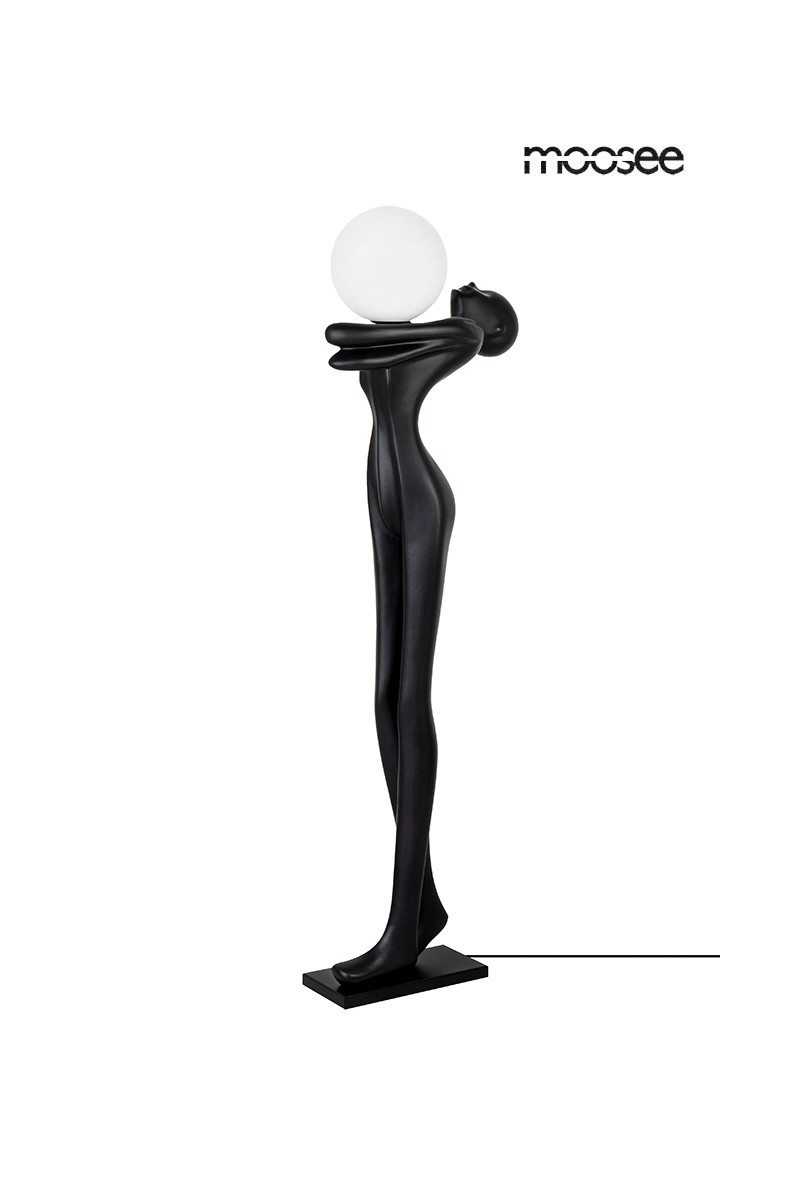 MOOSEE lampa podłogowa HUMAN MOON 171     czarna