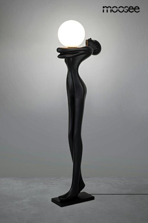 MOOSEE lampa podłogowa HUMAN MOON 171     czarna