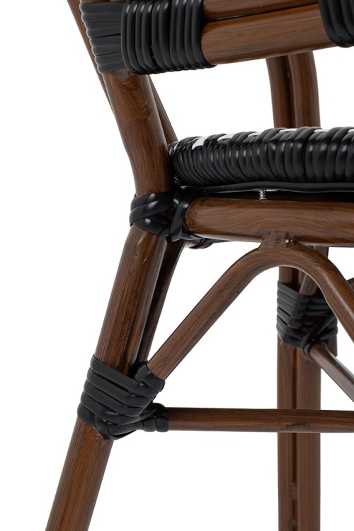 Krzesło ogrodowe CAFE PARIS brązowe       rattan