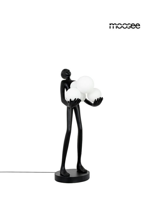 MOOSEE lampa stołowa HUMAN PREMIUM 83     czarna
