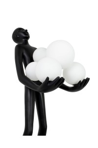 MOOSEE lampa stołowa HUMAN PREMIUM 83     czarna