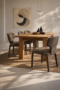 Krzesło APULIA brązowe / taupe