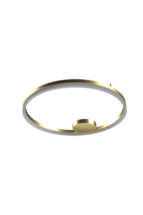 AZZARDO lampa sufitowa / plafon HALO TOP  120 CCT DIMM GO + REMOTE CONTROL złota