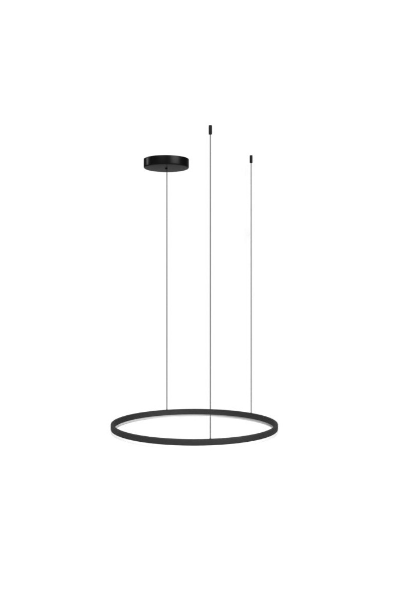 AZZARDO lampa wisząca HALO 120 CCT DIMM   z pilotem czarna