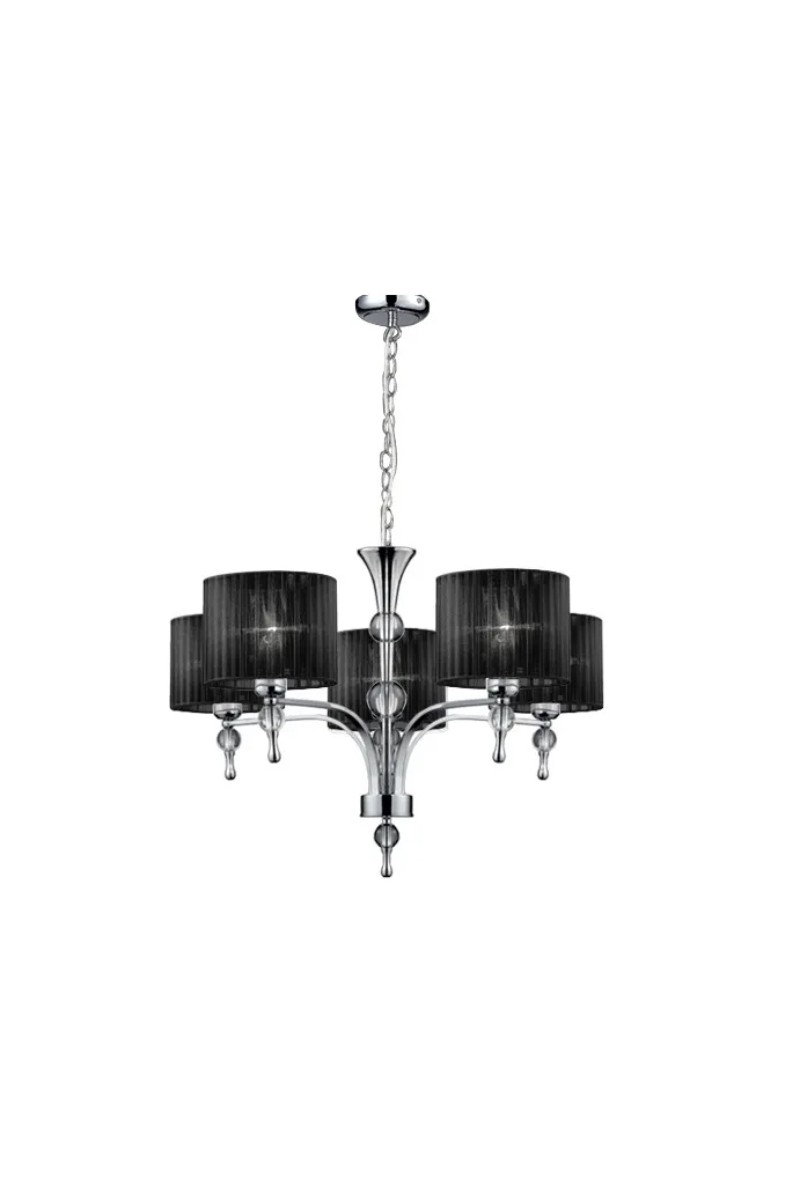 AZZARDO lampa wisząca IMPRESS 5 czarna
