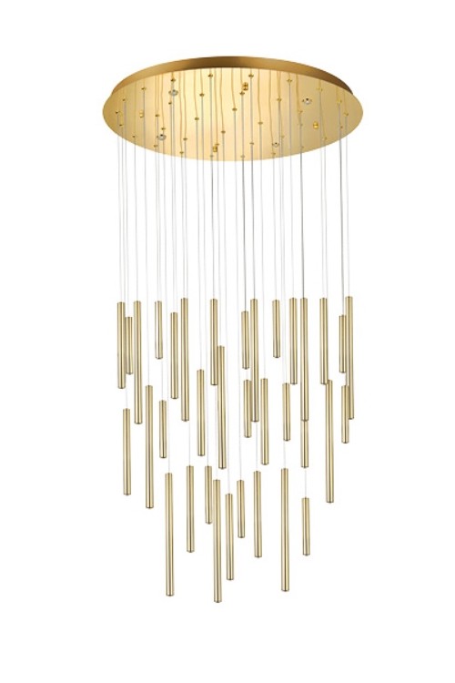 AZZARDO lampa wisząca ILIOS 36 3-STEP     DIMM złota