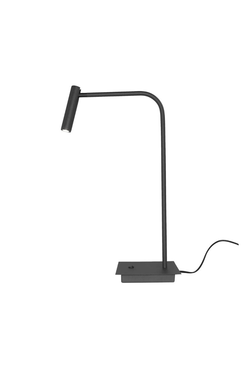 AZZARDO lampa biurkowa FLER czarna