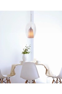 AZZARDO lampa wisząca GRACE B             transparentna