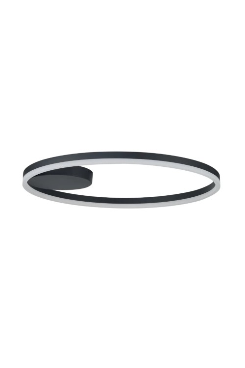 AZZARDO lampa sufitowa / plafon HALO 80   czarna