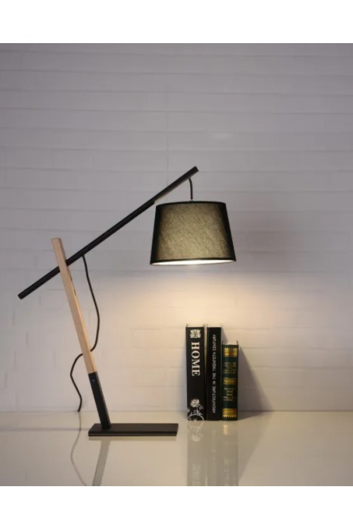 AZZARDO lampa biurkowa GARDA TABLE        czarna