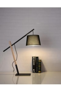 AZZARDO lampa biurkowa GARDA TABLE        czarna