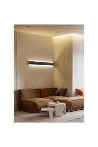 AZZARDO lampa ścienna GALASSO 110 3000K   czarna