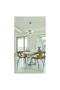 AZZARDO lampa wisząca MARCO 60 CCT        z pilotem złota