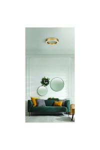 AZZARDO lampa sufitowa / plafon MARCO     TOP 40 3000K złota