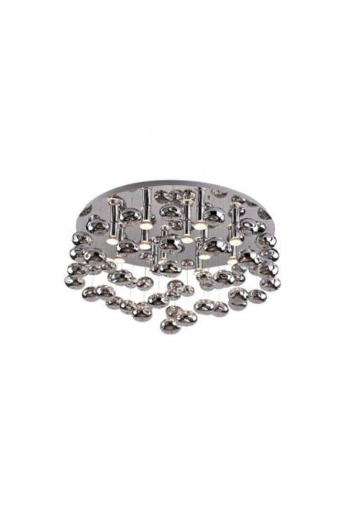 AZZARDO lampa sufitowa / plafon LUVIA     D80 chromowana