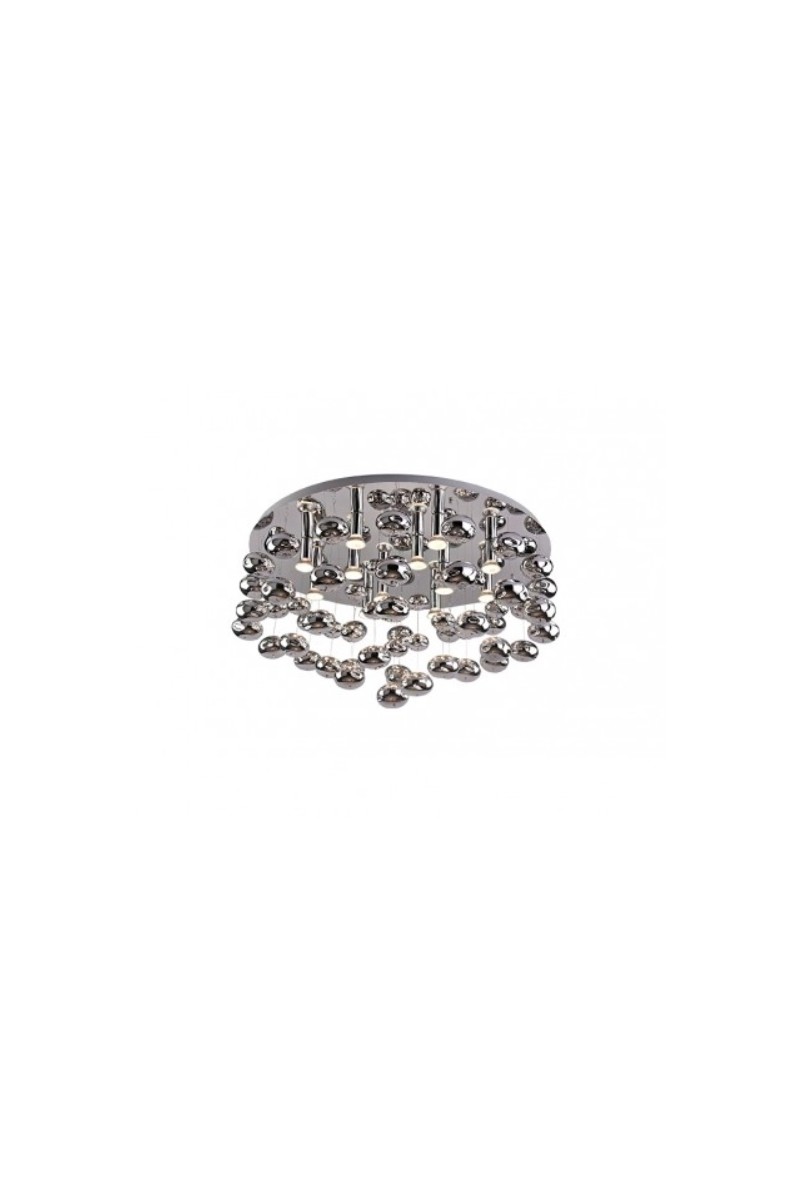 AZZARDO lampa sufitowa / plafon LUVIA     D80 chromowana