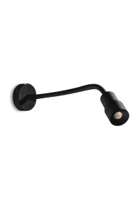 AZZARDO lampa ścienna LUMI FLEX czarna