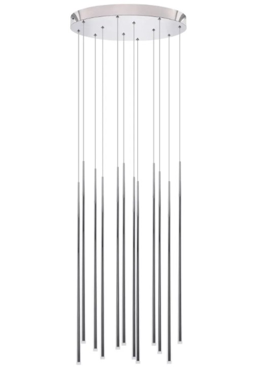 AZZARDO lampa wisząca LOUISE 12           chromowana
