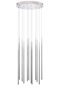 AZZARDO lampa wisząca LOUISE 12           chromowana