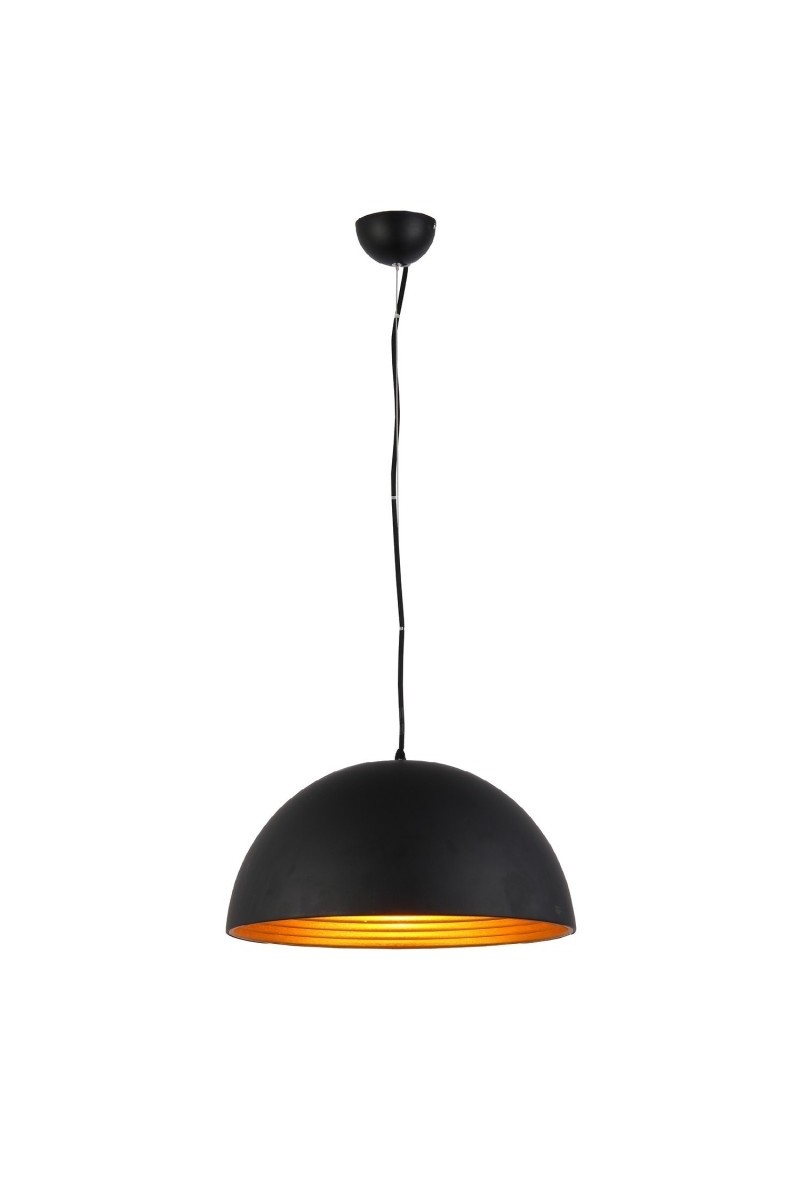 AZZARDO lampa wisząca MODENA 40 czarna    / złota